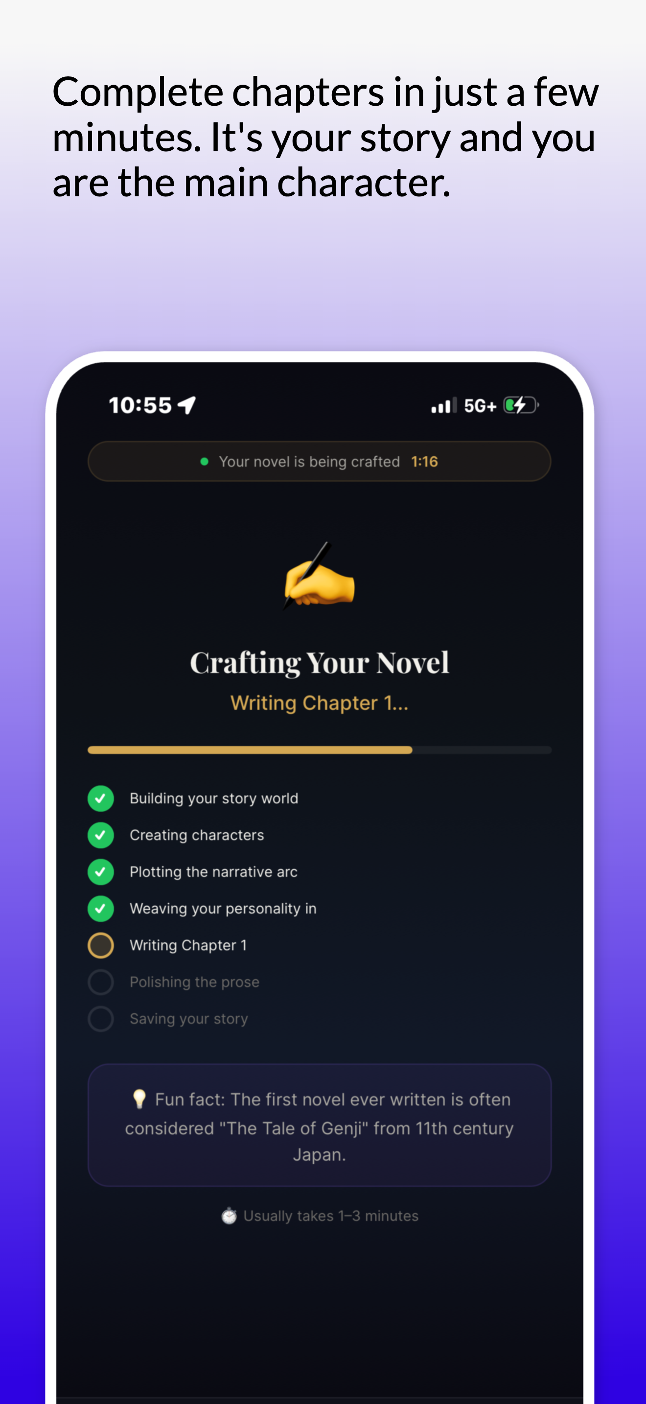 POVella - Crafting Your Novel in Minutes